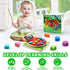 MOONTOY Toddler Wooden Counting Ladybug Montessori Toys, Birthday Gift Magnetic Fishing Game for Kids