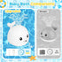 TFS TOP·FANS Whale Bath Toy - Light Up Sprinkler Bath Toys for Toddlers 1-3, Newborn Essentials, Birthday Gifts