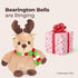 Bearington Bucky Reindeer Christmas Stuffed Animal, 7 Inch Plush Reindeer for Kids & Teens