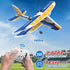 2.4GHZ 3 6-axis 2CH DEERC RC Plane, Remote Control Airplane W/ Batteries & Gyro Stabilizer, RTF RC Glider Toy