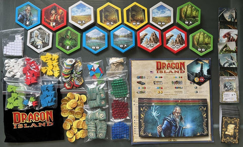 R&R Games Dragon Island Fantasy Exploration Game, Strategic Wizard Exploration Board Game for Adults and Teens