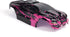 Custom Body Muddy Hot Pink Over Black Style Compatible for E-Revo 1/10 Scale RC Car or Truck (Truck not Included)