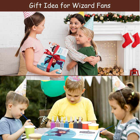 Set 24 (67-Piece) Maikoi Magic Wizard Wand Making Kit DIY Craft for Kids Adult Birthday Party Gift Make Your Own Wands
