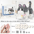 Cute Animal Micro Mini Building Blocks Kit - Blue Cat Mini Bricks for Adults, Boys and Girls, 673 PCS Party Favors