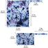 visesunny 2Pcs Tie Dye Pattern Wet Bag with Zippered Pockets Washable Reusable Roomy Diaper Bag