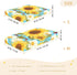 Bseiialft 52 28 Sunflowers Leaves Crib Sheets for Boys Girls Soft and Breathable Cotton Baby Sheets for Standard Crib