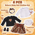 5-Piece 17-22 Inch 3+ BABESIDE Reborn Baby Doll Clothes, Baby Doll Clothes Fits Dolls with Leopard Dress, Headband