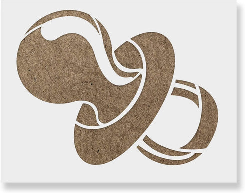 Baby Shower Pacifier Stencil - Family Stencil, Easy-to-Use for Cherished Family Memories