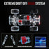 1:18 40 4WD 4X4 2 Batteries/2 2.4GHz Fast RC Car KM/H High Speed Remote Control Monster Truck Off Road All Terrain