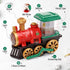 KidsMind 3-5,Bump 360 1 3 4 5 6 Electric Steam Train Toy for Toddlers and Go Truck w/Steam Locomotive,Smoke,Light