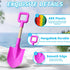 16" Jumbo Beach Sand Shovels Toys for Kids, Pink Gardening Tool Kits for Sand Snow Digging (3PCS)