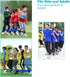 Legged Race Band for 4 People, Team Building Outdoor Party Game for Kids and Adults, Relay Race Activity with Pouch