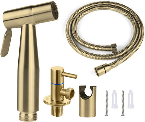 XKHLQLPEF Bidet Sprayer for Toilet, Handheld Bidet Toilet Attachment Sprayer, Bathroom Sprayer Kit, Stainless Steel