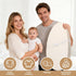 Baby Changing Pad for Dresser, with Wipeable Waterproof PU Cover, Contoured Diaper Changing Pad with Non-Slip Safety
