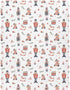 SDMKA 28x52 Inch Christmas Soldier Crib Sheets for Boys Girls - Portable Microfiber Fitted Crib Sheet for Standard Crib