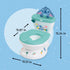 18+ 50 lbs Bright Starts Disney Junior Stitch My Size Potty Training Toilet, Toddler Potty Chair with Flushing