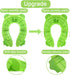 PandaEar Toilet Seat Cover | Folding Travel Toilet Seat for Children and Potty Training | Portable Silicone Toilet Seat