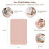 2 Pack 30"x 17", Konssy Waterproof Muslin Cotton Portable Changing Pad Soft & Foldable Baby Changing Mat Travel Pad