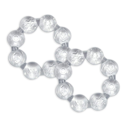 Green Sprouts Cool Ring Teether (2 Pack), Clear - 6mo+