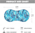 decor gift 4 Pack 22x11in Cotton Muslin Burp Cloth Breathable Blue Camouflage Milk Spit Up Cloth for Unisex Newborns