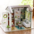 1:24 TuKIIE DIY Miniature Dollhouse Kit, Scale Wooden Mini Doll House Accessories with Furniture for Kids Teens