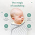 (3-Pack) 100% 0-3 CuddleBug Swaddles for Newborns - Cotton Velcro Baby Swaddles Months, Machine Washable Newborn Sleep