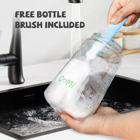 34oz COMI Breast Milk Pitcher,No Leak Breast Milk Storage Containers for Fridge,Resistant to Heat and Cold,Wide Mouth