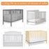 52''x28'' Yoofoss Waterproof Crib Mattress Protector, Quilted Infant Mattress Pad Cover Soft and Breathable, Machine