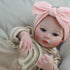 18 Inch Set 3 WOOROY Realistic Reborn Baby Dolls - Lifelike Newborn Baby Girl, Real Life Baby Dolls with Soft Weighted