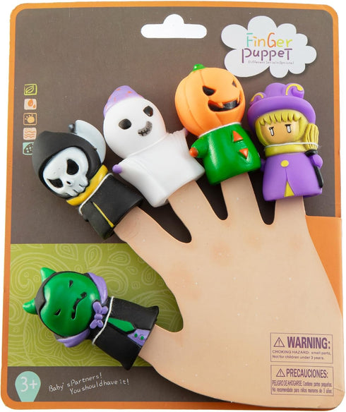 5 Pieces Halloween Finger Puppets Toys for Kids, Ghost Character Party Favors