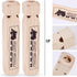 POPLAY 2PCS Wooden Train Whistles, 4 Tone 7.3" Toy Wood Whistles for Kids Birthday Party Favors Carnival Prize