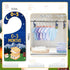 Closet 8PCS, Baby Dividers SMore Themed Wooden Double-Sided Clothes Size Hanger/Organizer from Newborn to Toddler