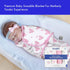 4-Pack 0-3 100% Organic Baby Swaddle Sleep Sacks, Swaddles for Newborns Baby Essentials, Infant Months, Cotton Soft