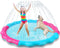 Kids Dog Splash Pad Sprinkler, Non-Slip Splash Pool for Summer Outdoor Water Fun, 59"R for Small Medium Large Dogs