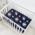 AMROSE 3 Pack Pack Set Heavenly Soft Mini Crib Sheets, Microfiber N Play Sheets for Baby Girls, Silk Touch Gentle