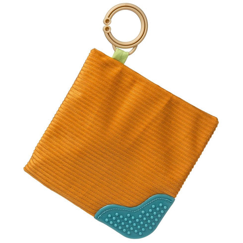 Sweet Soothie Crinkle Teether Toy with Baby Paper and Squeaker, 6 x 6-Inches, Chippy Cookie