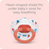 NUK Comfy Orthodontic Pacifiers for 0-6 Months, BPA-Free, 5-Pack, Soft & Durable Design