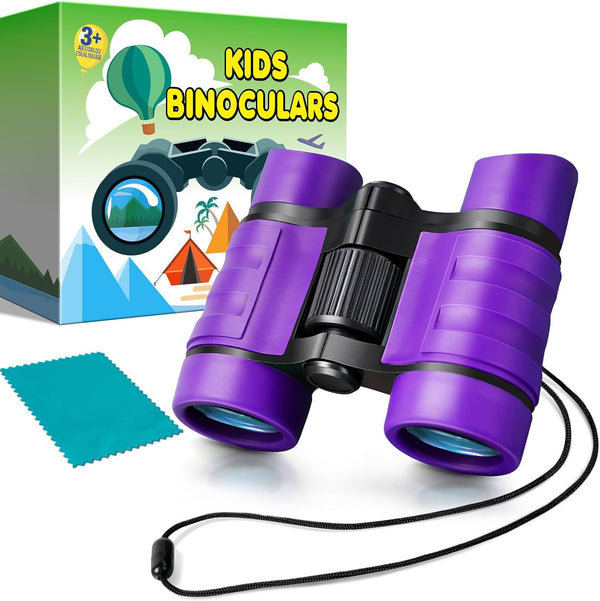 Binocular for Kids, Ages 3-12, Outdoor Gifts Toys for Kids, Perfect for Bird Watching and Camping