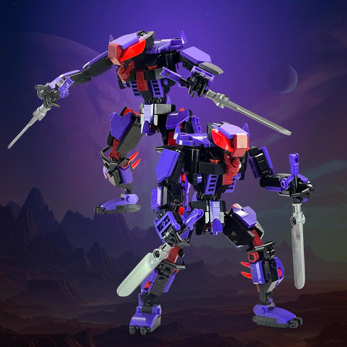 5026 Set, 14+ MyBuild Mecha Frame Void Talon Poseable Alien Villain Mech Building Dual Blade Combat Robot Toy, Sci-Fi