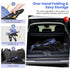 Grebest 4-Season 0-2 10kg Travel Baby Stroller, One-Hand Folding Infant Pushchair with Adjustable Backrest, Canopy