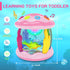 Baby Toys for 6-12 Months - Musical Light Up Rotating Toys, Pink Ocean Projector for Infant Learning Skills