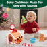 612 Set hahaland Baby Toy for Months Musical & Sensory Plush Toy with Gingerbread House, Santa, Reindeer & Rattles