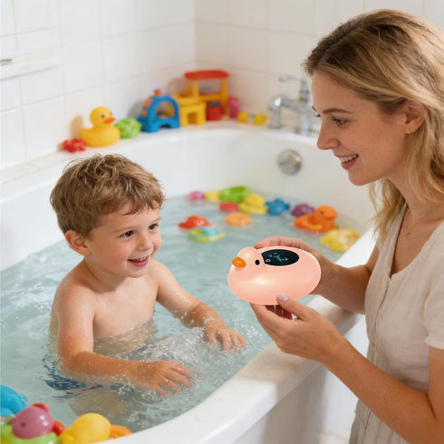 Generic Cartoon Bath Temperature Meter, Bathtub Accurate Measure Device with PVC Electronic Components, Animal Design