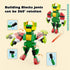 Unasas 3-8| 8-Color 209-piece Sets Building Blocks for Kids Ages Building Bricks for Toddlers Development, Creativity