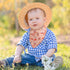 4 Pcs Western Cowboy Baby Bandana Bibs - Newborn Infant Feeding Drool Bibs for Teething and Burp Cloths