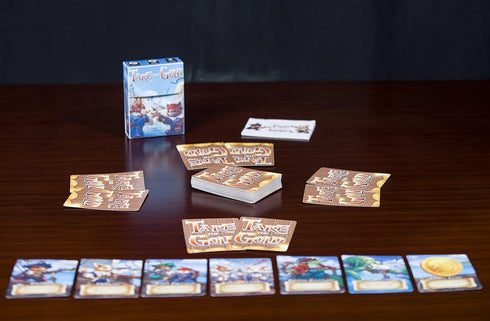 Take The Gold - A Game of Pirate Cats vs. Officer Corgis for 2-6+ Players, Ages 9+