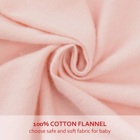 100% (28" 52") Flannel Crib Sheet for Girl, Cotton Flannel, Heavenly Soft Fitted Crib Sheet for Standard Crib X