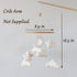 Goukurlsma Cloud Crib Mobile Baby Mobile for Crib Neutral Boho Moon and Clouds Mobile Neutral Nursery Dcor Boucle