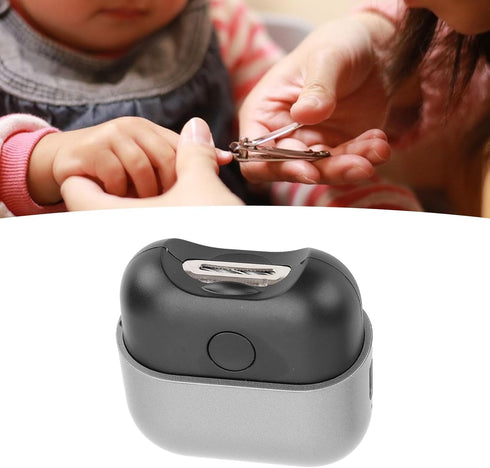 Trimmer 2 Trimmer Electric Nail Clipper, Electric Nail with LED Light & Brush, Speeds Nail Clip Storage, USB