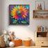 PICKFORU 1000 1000 Sunflower Puzzles for Adults Pieces, Impossible Rainbow Flower Jigsaw Puzzles, Colorful Gradient